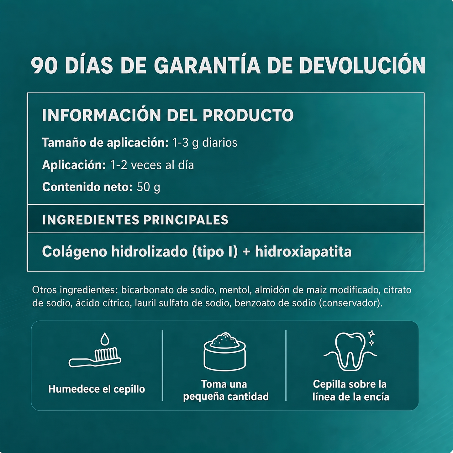 Colla Gum® Polvo de Colágeno para Encías