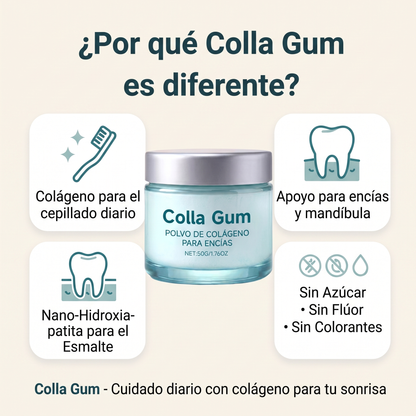 Colla Gum® Polvo de Colágeno para Encías
